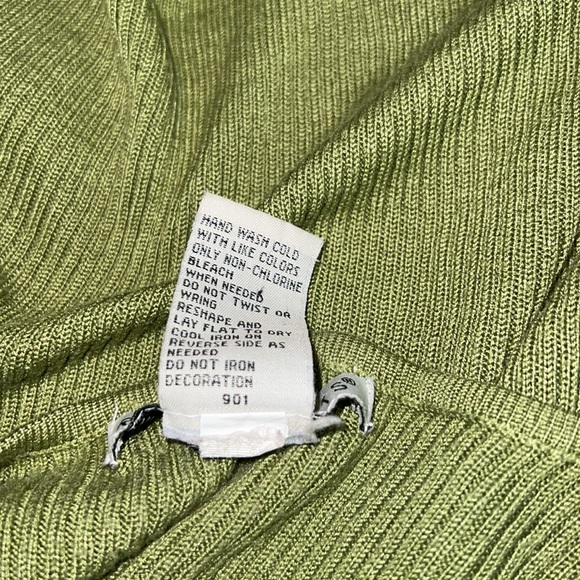 Requirement’s Women's Green XL Sweater Shirt Sleeves Crew Neck Stretch - Picture 6 of 7